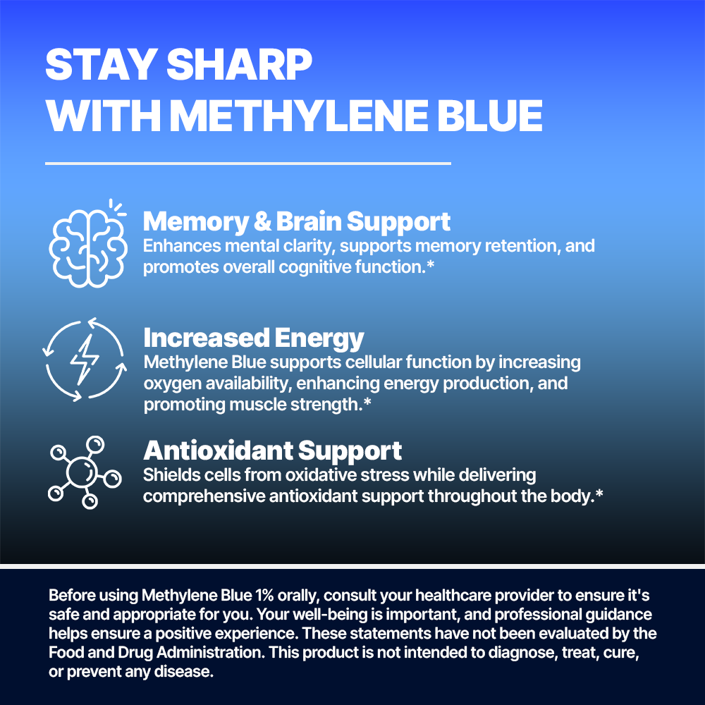 Methylene Blue 1% Liquid Drops